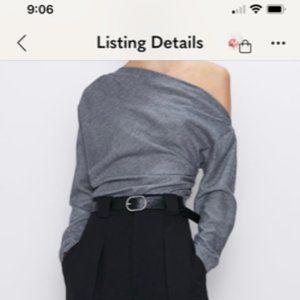 Zara Off-the-Shoulder Blouse